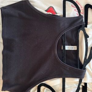 ALO Yoga Black Crop Top